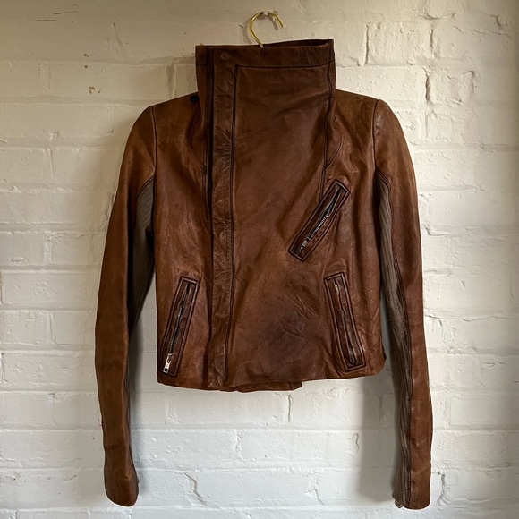 Rick Owens Leather Jacket - Picture 6 of 15